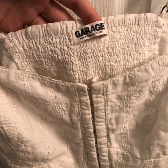 white latch-up bralette top - Picture 5 of 6